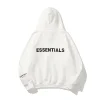 ESSENTIALS Three-dimensional Letters Oversize Hoodie Cardigan Sweater