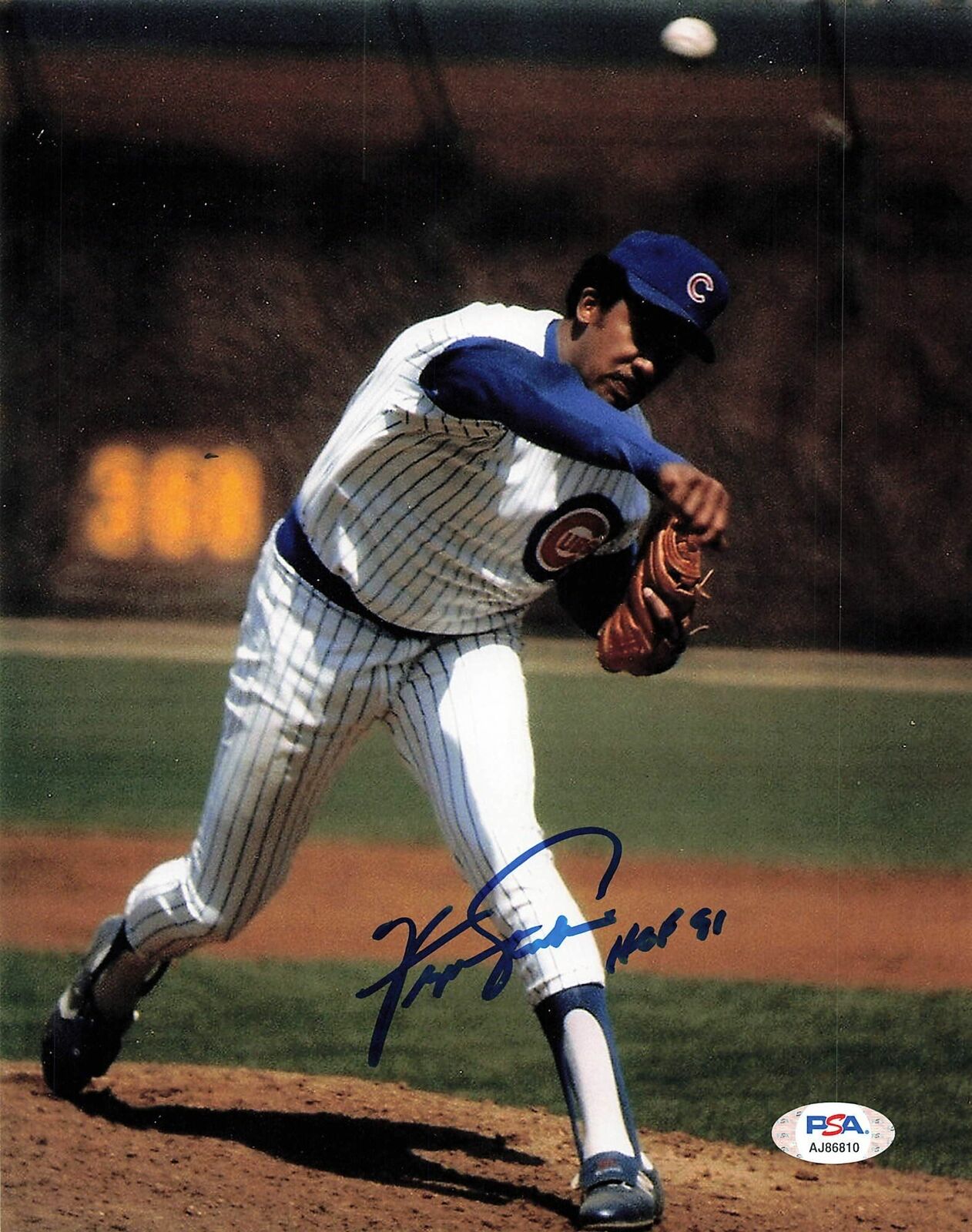 Ferguson Jenkins signed 8x10 Photo Poster painting PSA/DNA Chicago Cubs Autographed