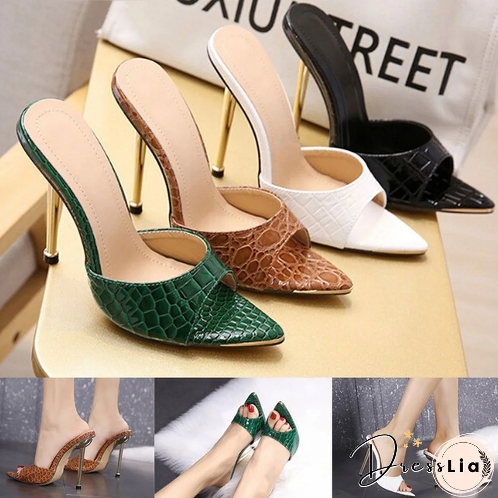 Women's New Fashion High Heels Fish Mouth Super High Heel Sandals Nightclub Stiletto Sandals