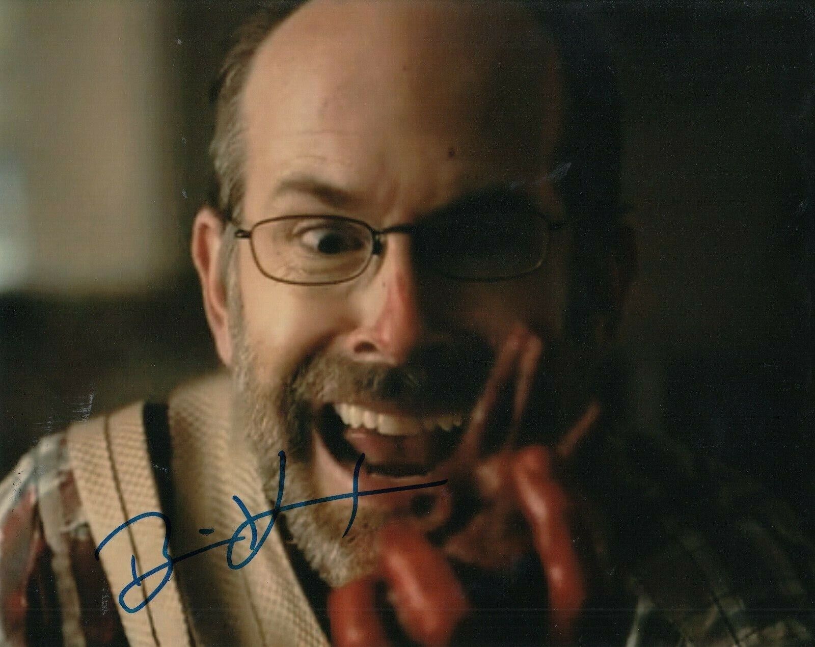 BRIAN HUSKEY signed (VEEP) TV SHOW 8X10 Photo Poster painting autograph *Teacher* W/COA #1