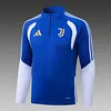Joyfball 2026/2027 Juventus Half-Pull Training Suit Electric blue Football Shirt 1:1 Thai Quality