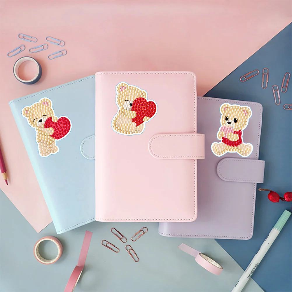 Diamonds Painting Sticker DIY Cartoon Animals Paster Home Decor