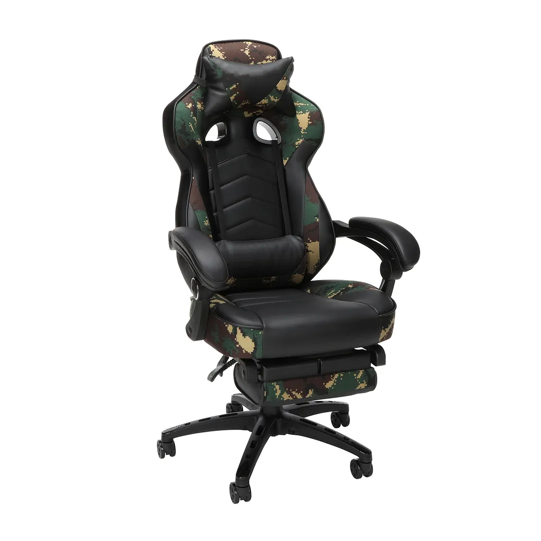  360 degree swivel adjustable headrest lumbar support ergonomic gaming chair
