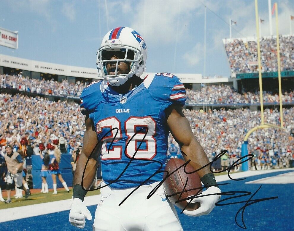 CJ SPILLER SIGNED BUFFALO BILLS FOOTBALL 8x10 Photo Poster painting #1 NFL EXACT PROOF!