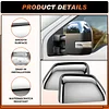 ACLONG Chrome Tow Mirror Cover Caps Left & Right Rearview Side Mirror Covers Compatible with Ford F250 F350 F450 Super Duty 2017-2024 Replaces HC3Z-17D743-AA-1 Pair