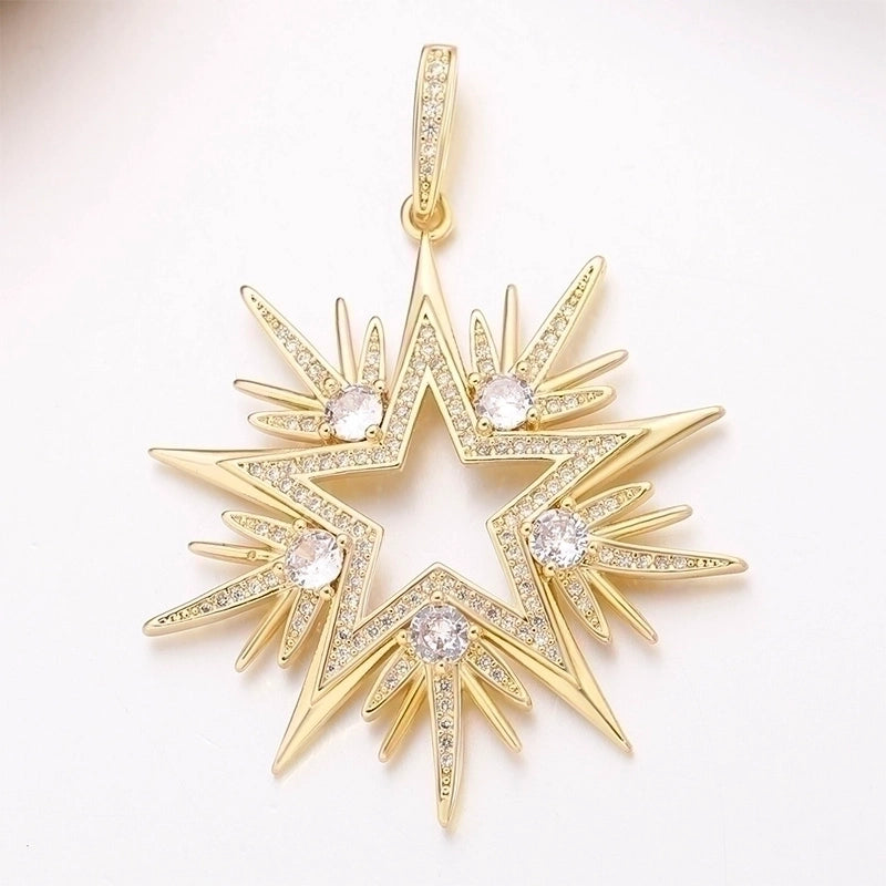 Classic Style Heart Shape Copper Plating Inlay Zircon 18k Gold Plated White Gold Plated Charms Jewelry Accessories