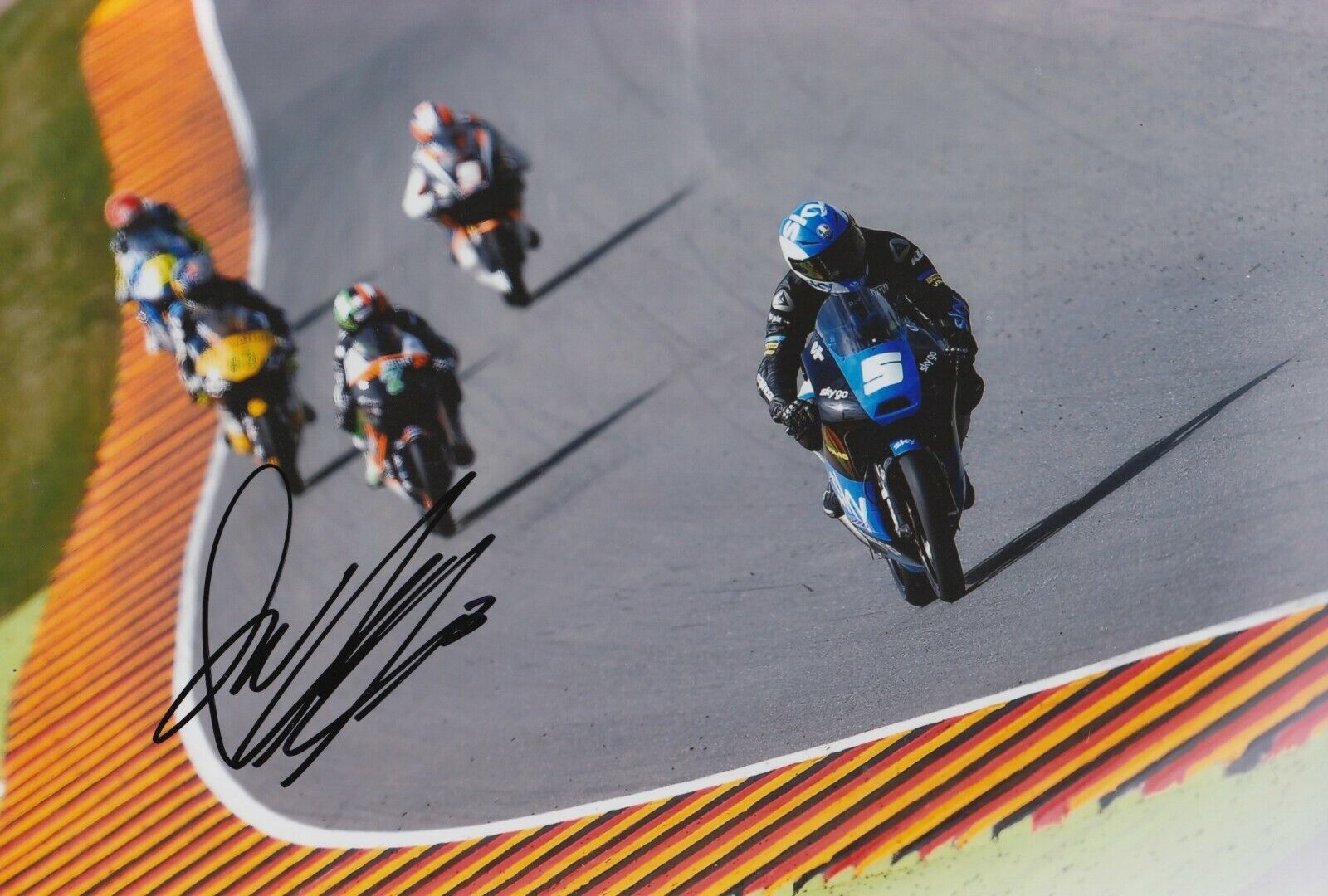 Romano Fenati Hand Signed 12x8 Photo Poster painting - MotoGP Autograph 10.