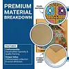 (25x25cm)DIY Pearl Painting Xmas Framed Handmade Pearl Material Art Kit Living Room Decor