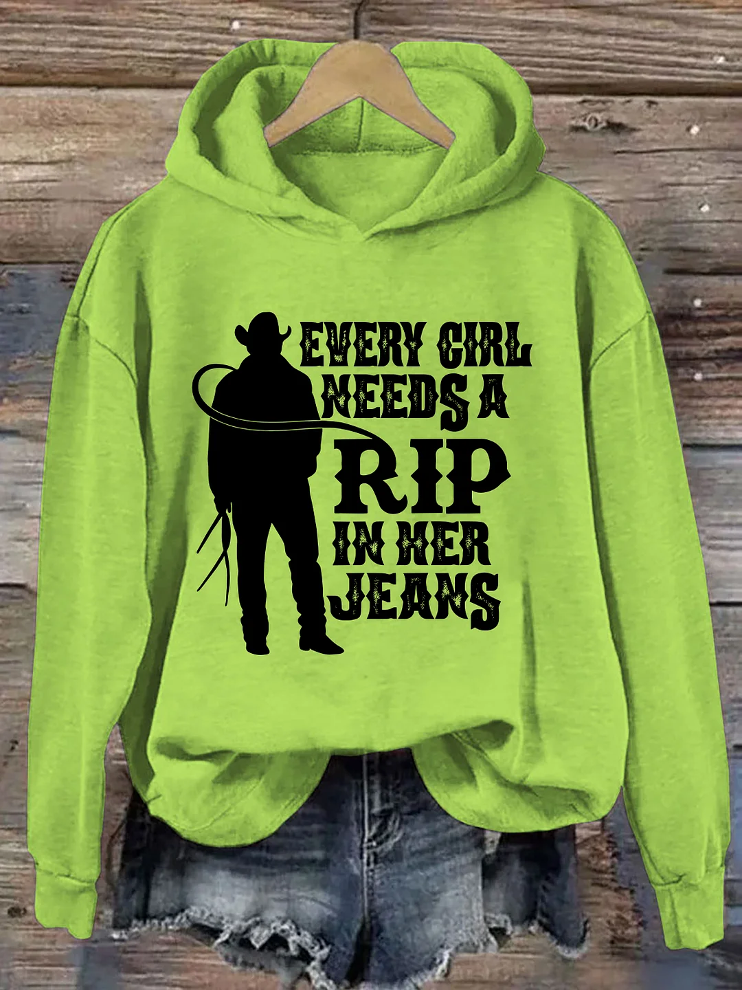 Every Girl Needs A Little Rip In Her Jeans Hoodie