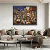 【Limited Stock Sale】Study-11CT Stamped Cross Stitch 60*50cm/23.62*19.69in (Big Size) tapestrymarket