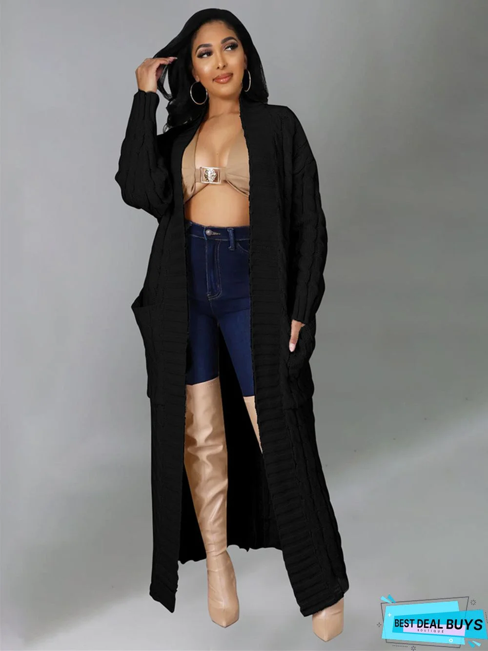 Sexy Casual Solid Color Long Sleeve Sweater