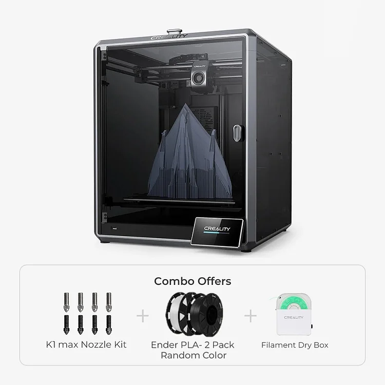 (In Stock) K1 Max AI Fast 3D Printer Premium Combo
