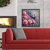 Diamond Painting -DIY Round Drill Rose Peacock(40x40 CM)