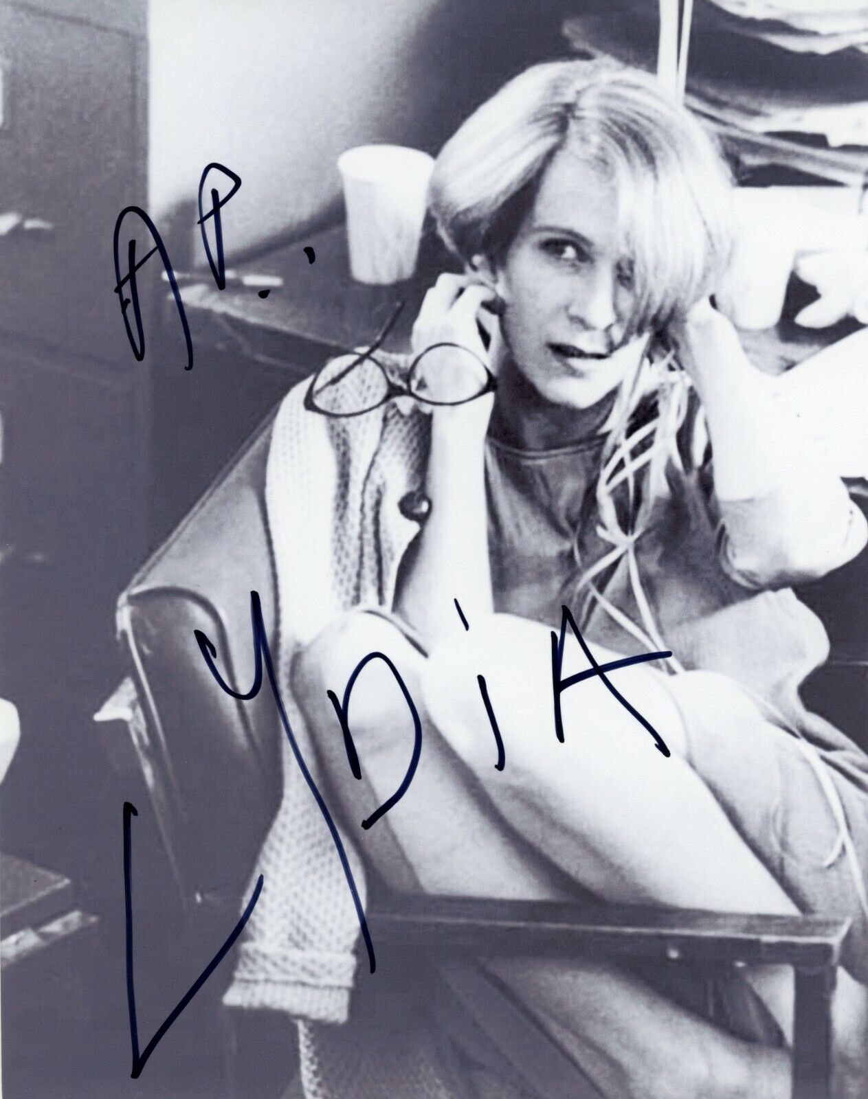 ~~ AMANDA PLUMMER Authentic Hand-Signed The Fisher King - Lydia