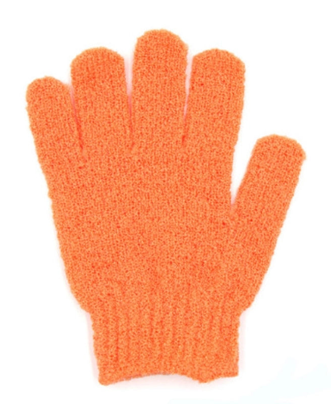 Minimalist Solid Color Nylon Bath Gloves