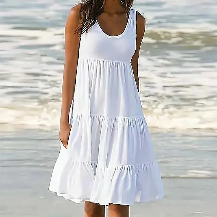 Women's Sundress Knee Length Dress