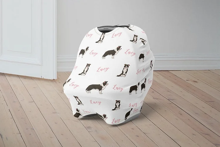 Personalized Baby Car Seat Canopy| Canopyl36
