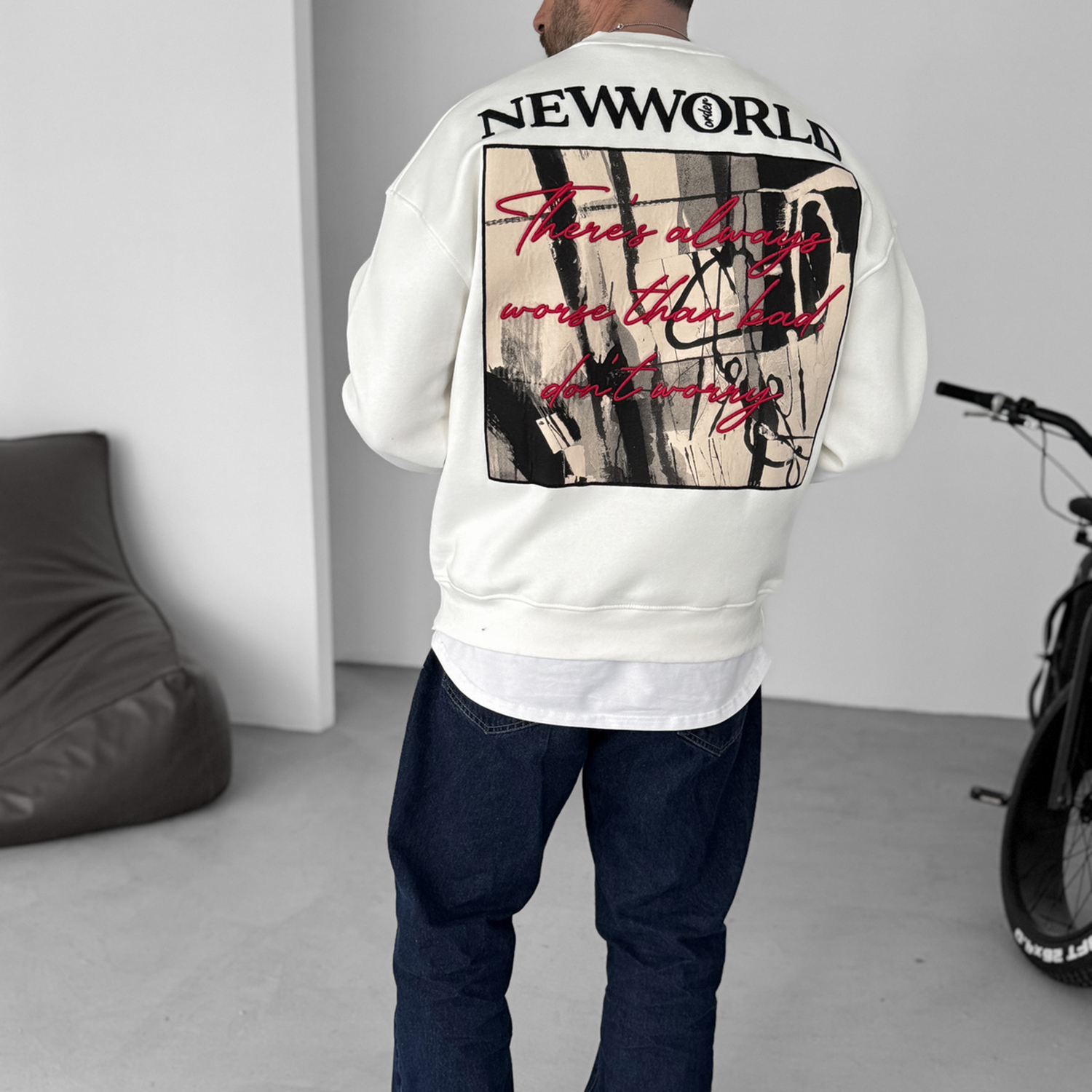 Retro Ethnic Casual Oversized Sweater