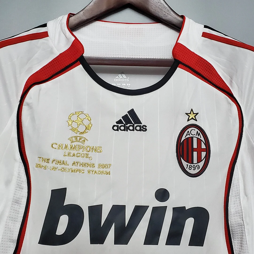 2006/2007 Retro Long Sleeve AC Milan Away Football Shirt 1:1 Thai Quality