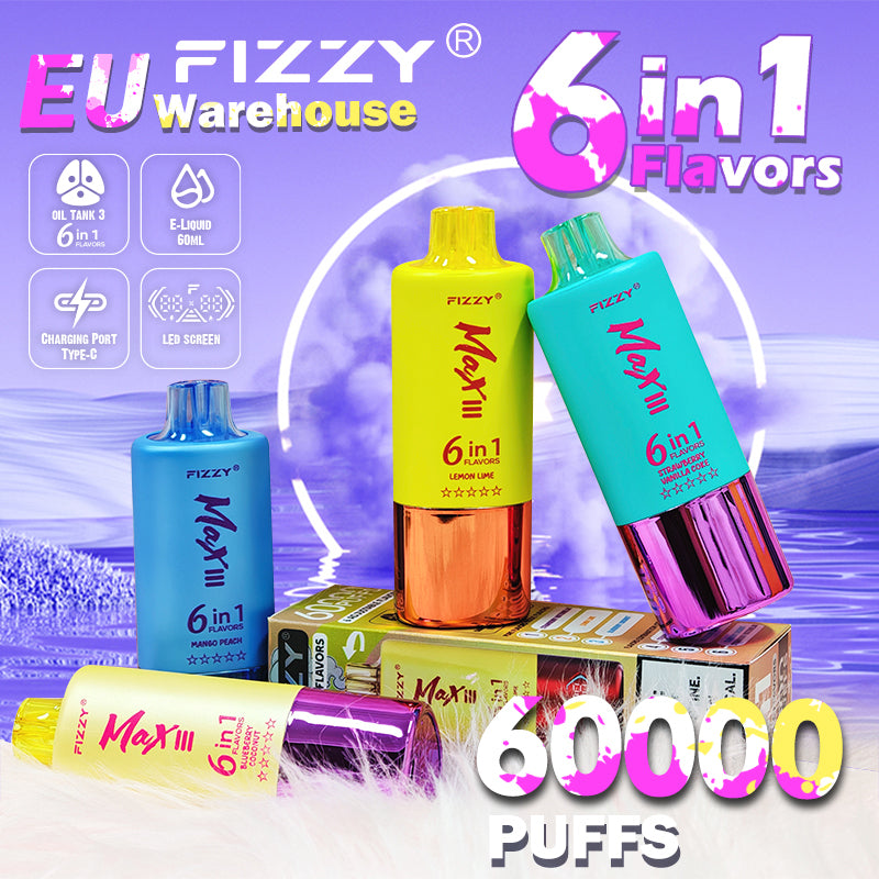 FIZZY 6IN1 60000 Puffs Disposable Vape Wholesale wldvape