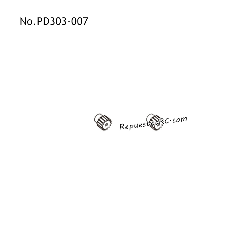 PD RACING TR16ii Piezas para Coches RC Engranaje Motor 14T/16T PD303-007