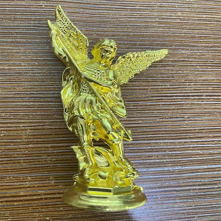 Toy Time Religious Michael the Holy Angel Zinc Alloy Statue, Michael Angel Statue, Jesus, Christmas, Home Decoration, Christmas Gifts
