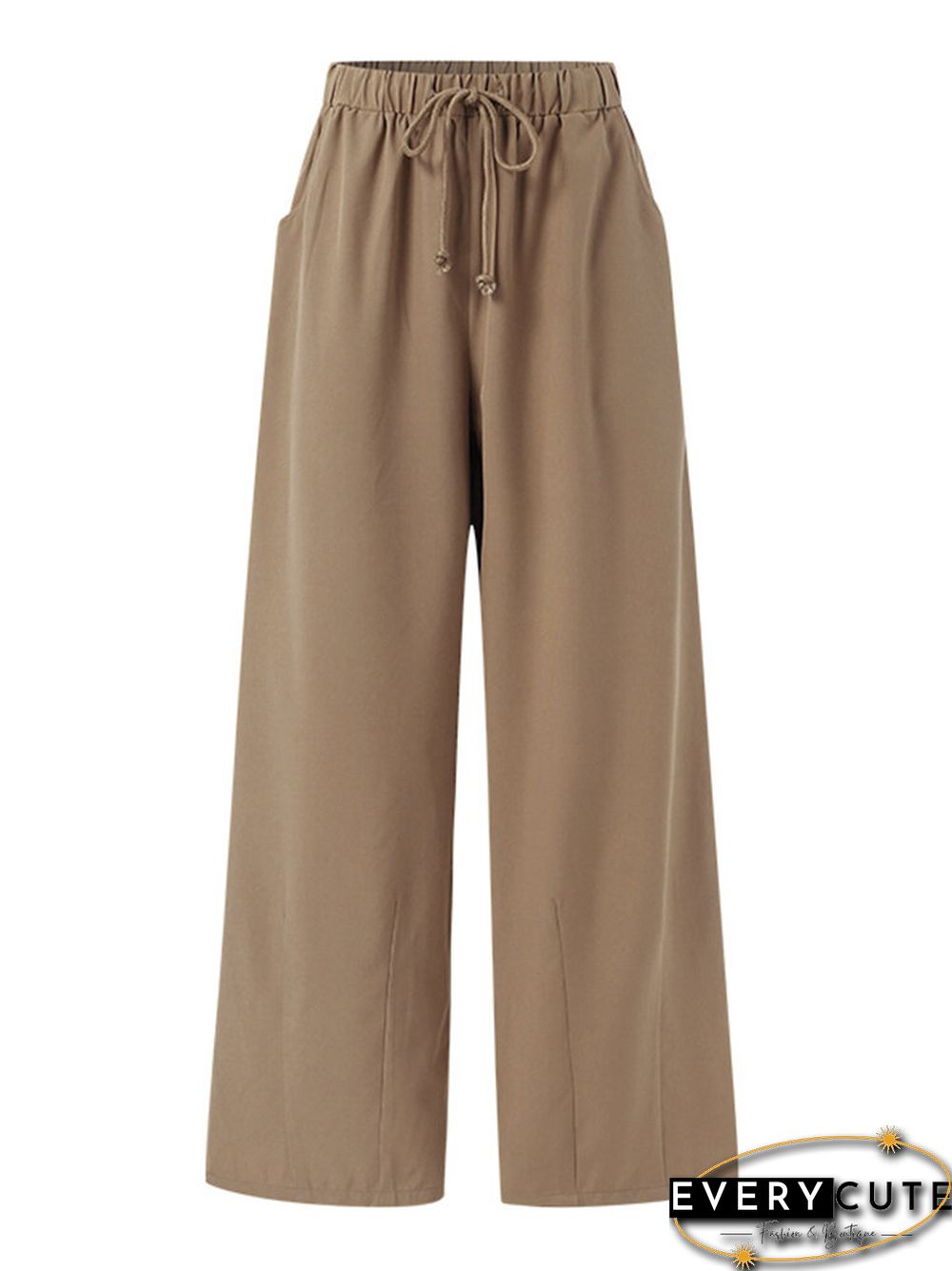 Plain Pleats V Neck Sleeveless Elegant Two Pieces Suit