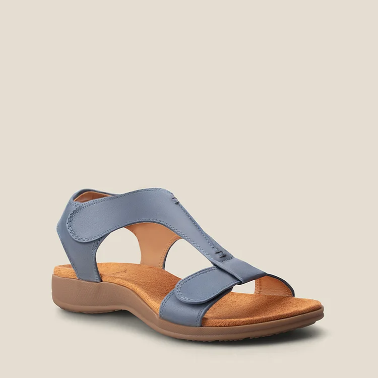 Retro Arch Support Flip-flops T-strap Women Flat Orthopedic Sandals Radinnoo.com
