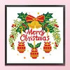 Christmas Bells-11CT Stamped Cross Stitch 24*24cm/9.45*9.45in tapestrymarket