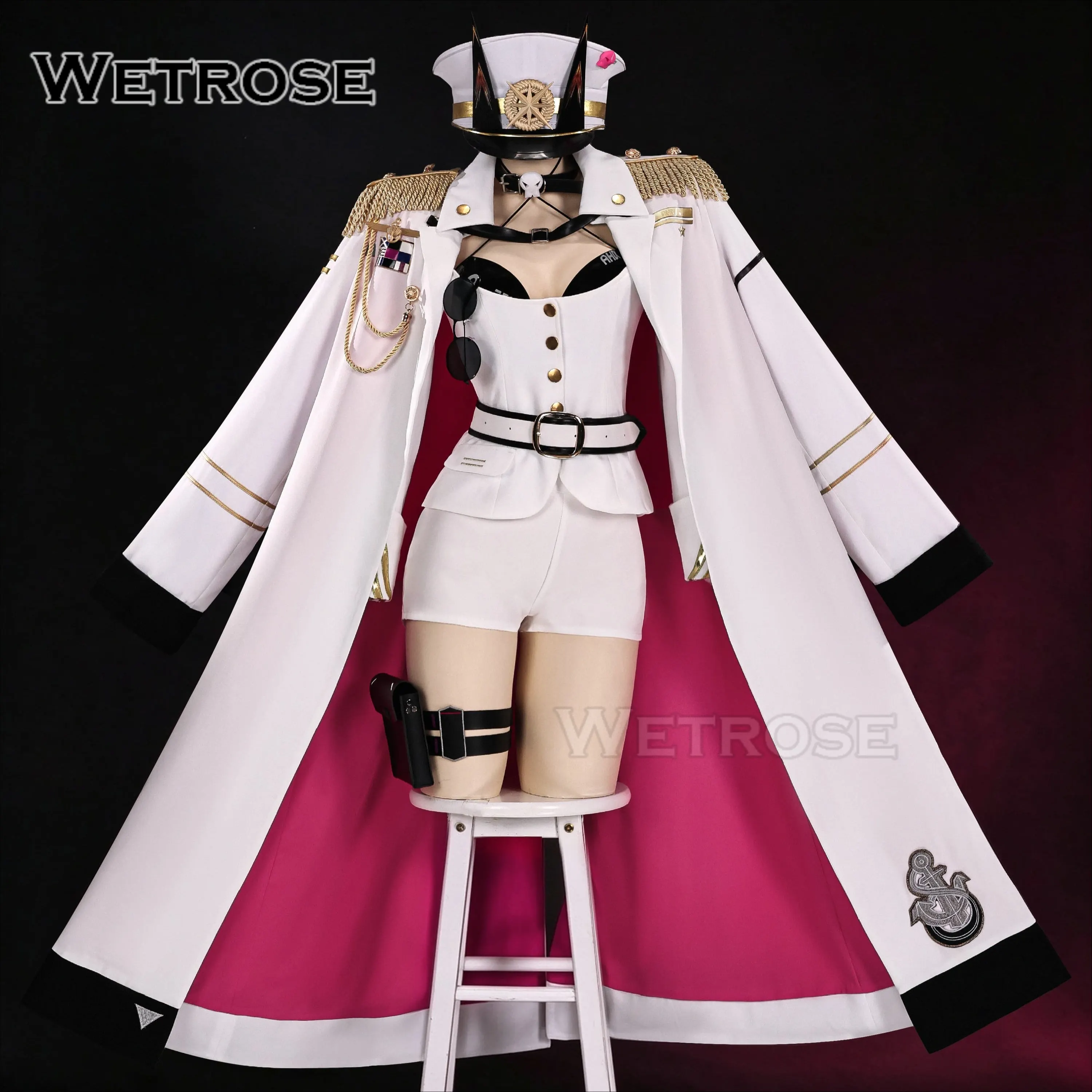 [Wetrose] Pre-Order Nikke Mast White Uniform Game Outfit Cosplay Costume