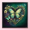 Heart-Shaped-11CT Stamped Cross Stitch 55*55cm