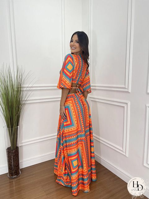 Women'S Dresses Vintage Print Short Sleeve Casual Dress