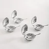 French Retro 304 Stainless Steel Shell Butter Box Jewelry Storage Box