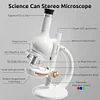 Student Optical Microscope 40X-1600X Magnification With Microscope And a Lot of Lab Equipment