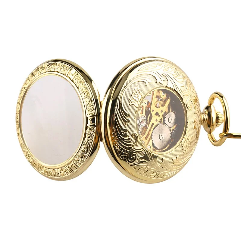 Tommy Golden Pocket watch with Chain