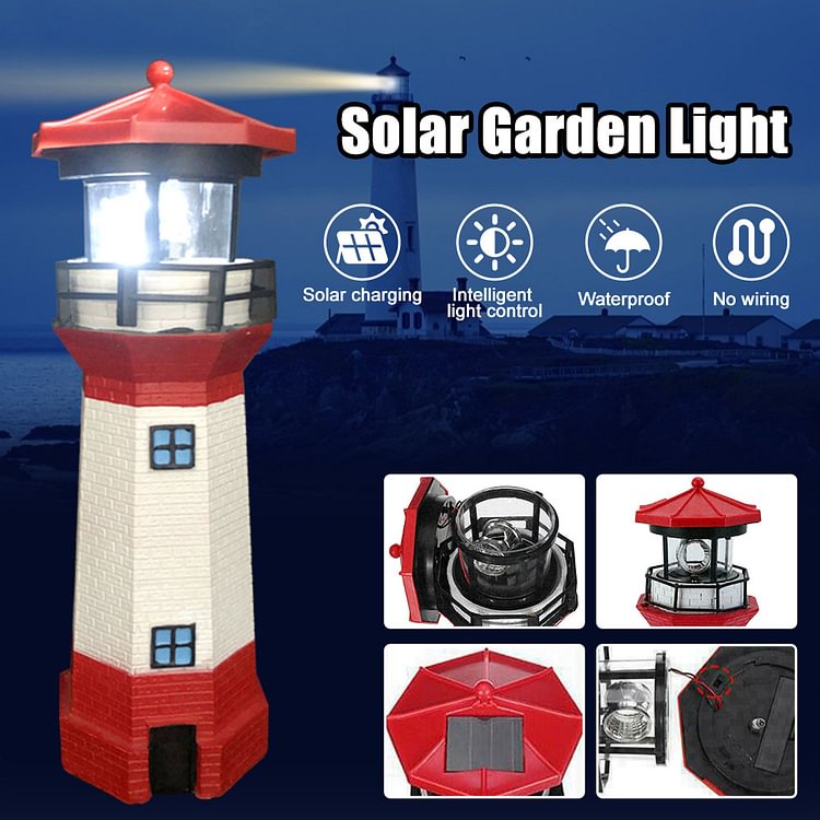 Solar Rotating Lighthouse