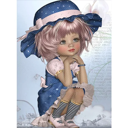 Horror Doll 30*40cm(canvas) full round drill diamond painting