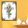 Stamped Cross Stitch-Rose Cross (21x28cm)