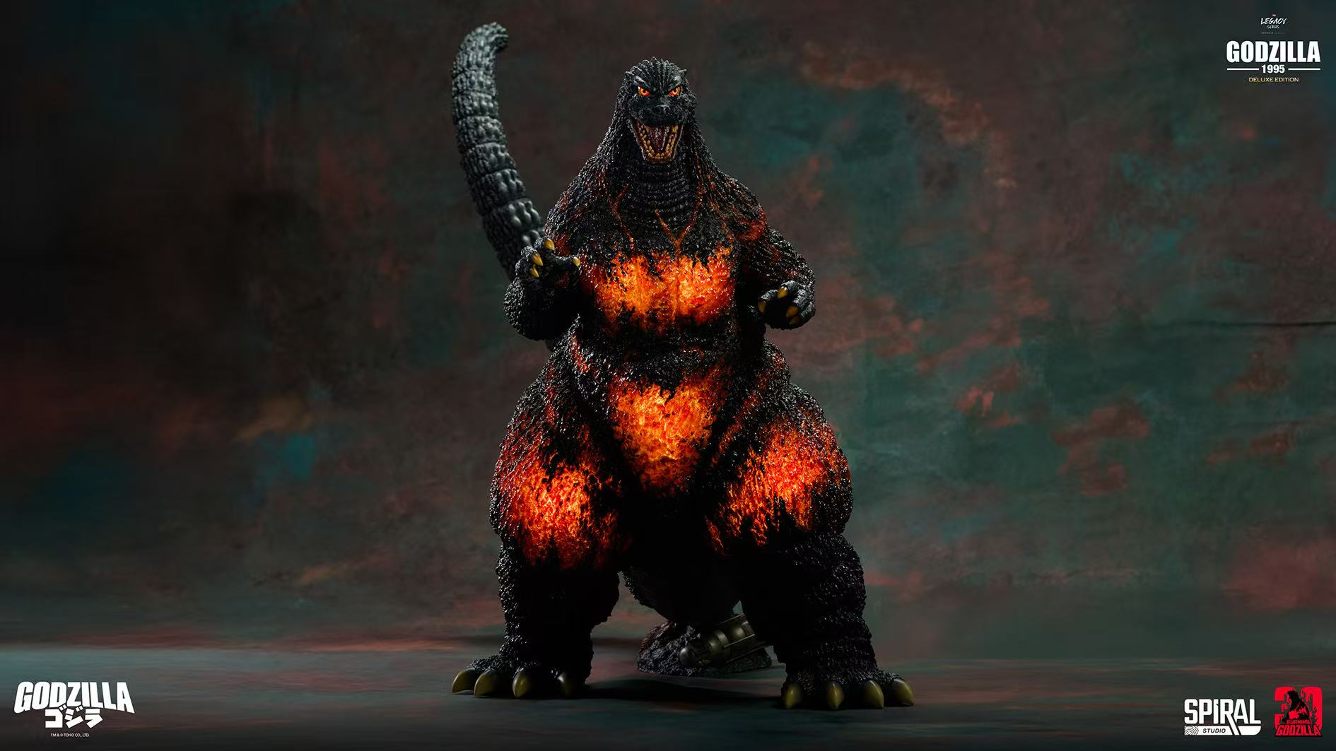 Spiral Studio - Legacy Series Godzilla 1995 Roaring Edition (Licensed) Statue(GK)-