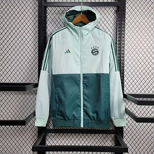 2024/2025 Windbreaker Bayern Munich Green Football Jersey 1:1 Thai Quality