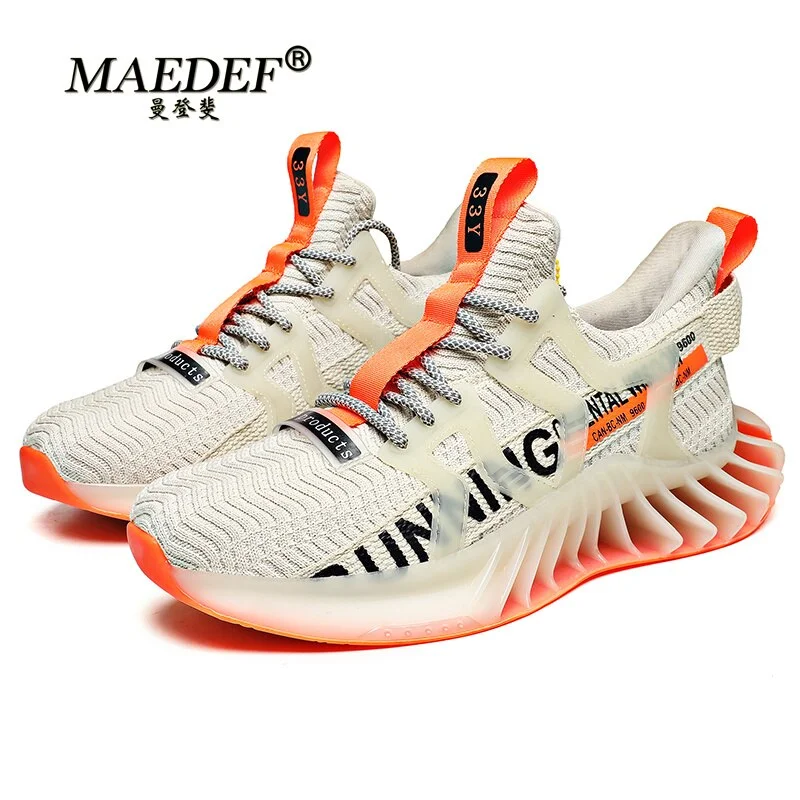 Popular Sneakers for Men Breathable ShoesDesign Antiskid Damping Outsole Good Quality Sport Shoes Training Jogging Shoes