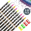(US Local)10Pcs 5D Crystal Gem Pick Up Tool 23cm Dotting Wax Pencil for Art Craft