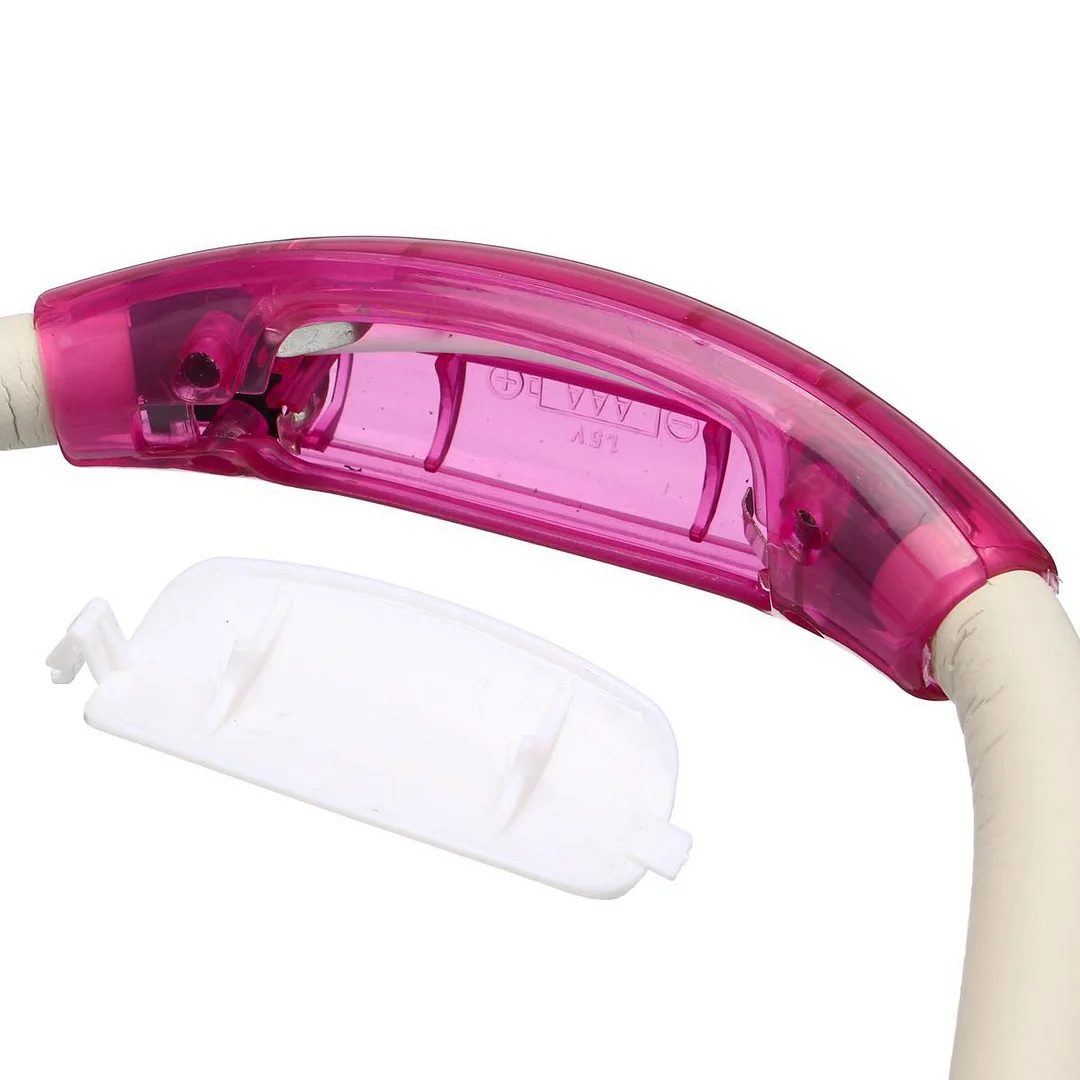 LED Flexible Handsfree Hug Neck Reading Book Light Torch Flashlight (Pink)