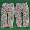 Trendy hip-hop casual artistic pattern trousers