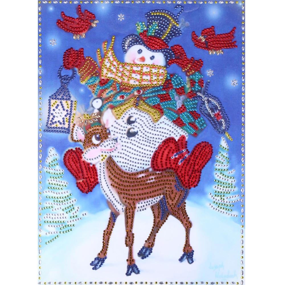 

Snowman-Special Shaped Diamond Painting-30*40CM, 501 Original