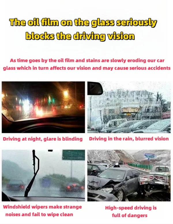 Car Glass Strong Decontamination Heavy Oil Film Cleaning Paste