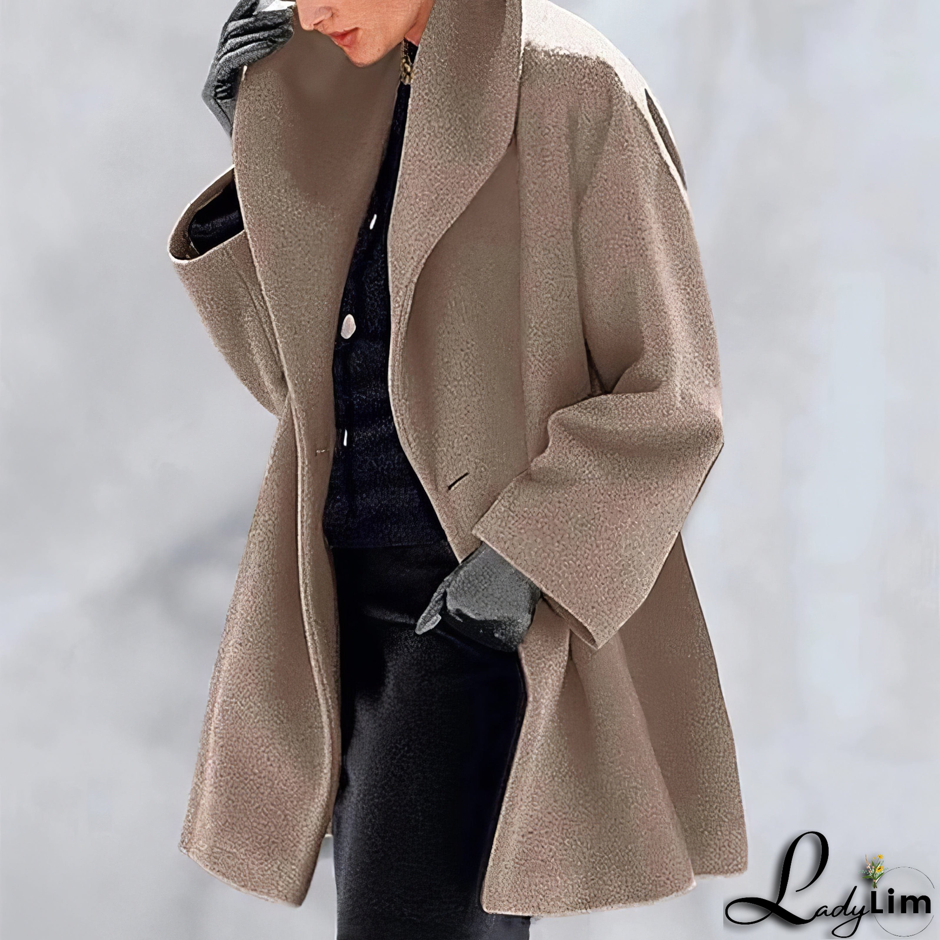 Relaxed and insulated Coat