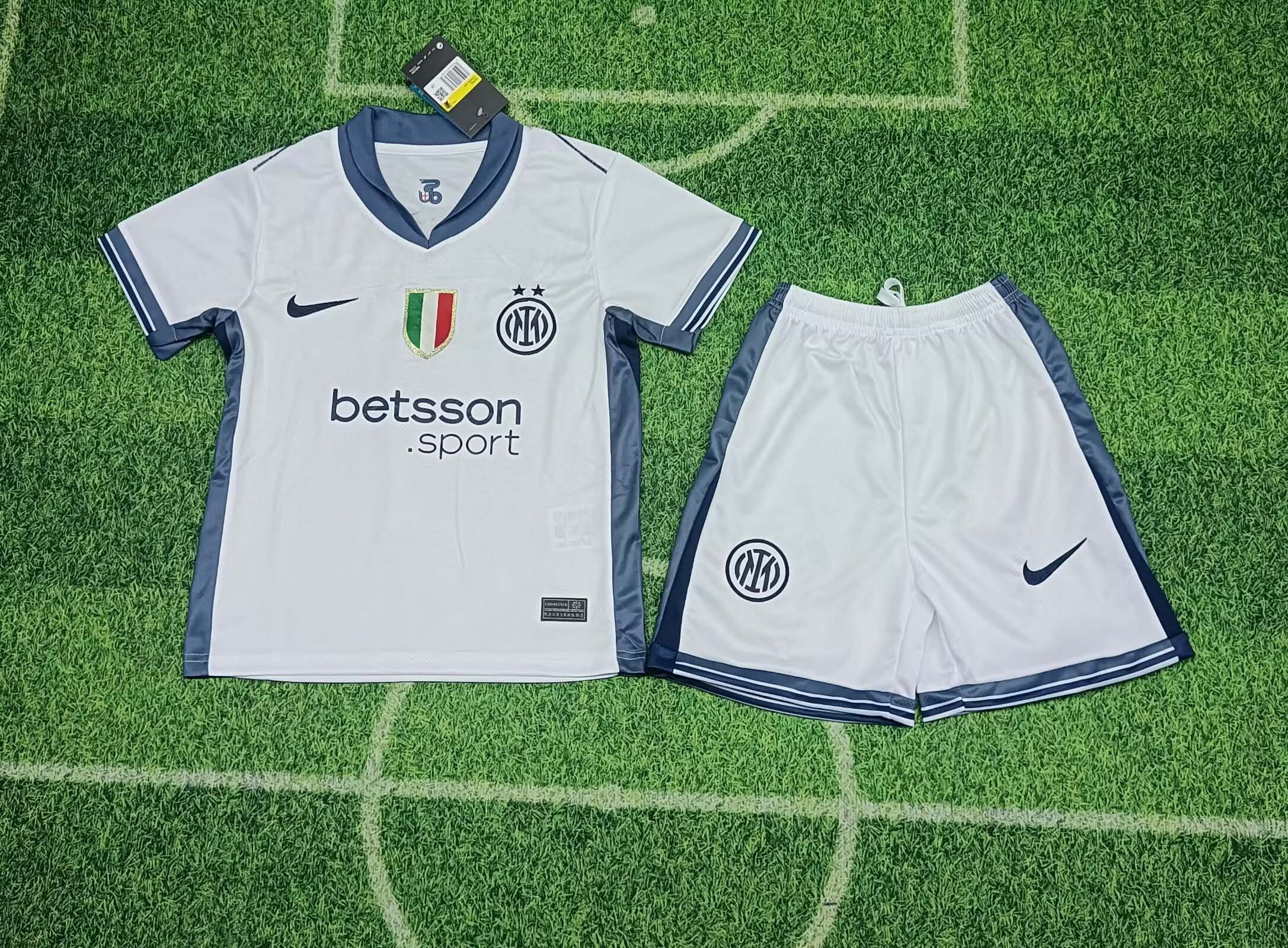2024-2025 KIDS Inter Milan Away Football Shirt  1:1 Quality Thai Quality