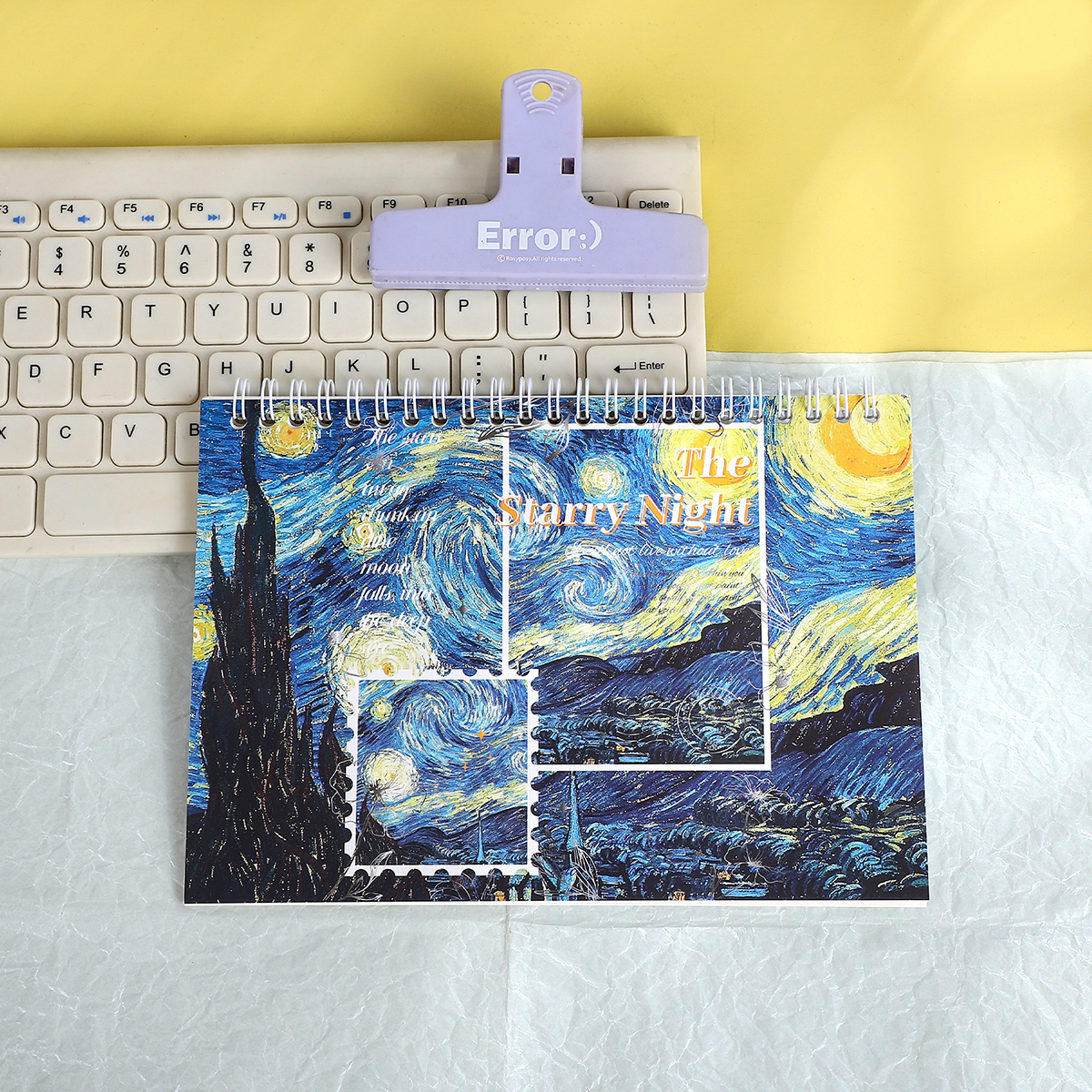 Journalsay A5 Vintage Painting Butterfly Double-sided Thickened Release Paper Notebook