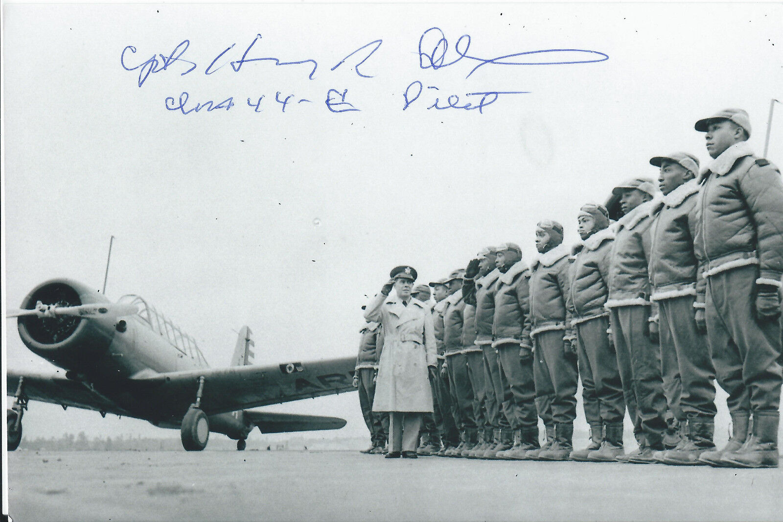 Capt. Harvey Alexander Signed 4x6 Photo Poster painting Tuskegee Airmen World War 2 477th USAF